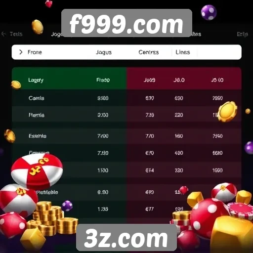 Comparação de f999.com com outros sites de jogos